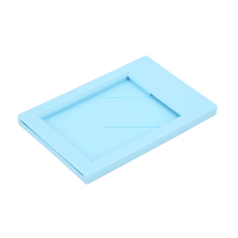 Photo Frame Plastic Rectangle Desktop Classical Stand Picture Frame for Fujifilm for Instax Mini 3in Photos Yellow - Image 4
