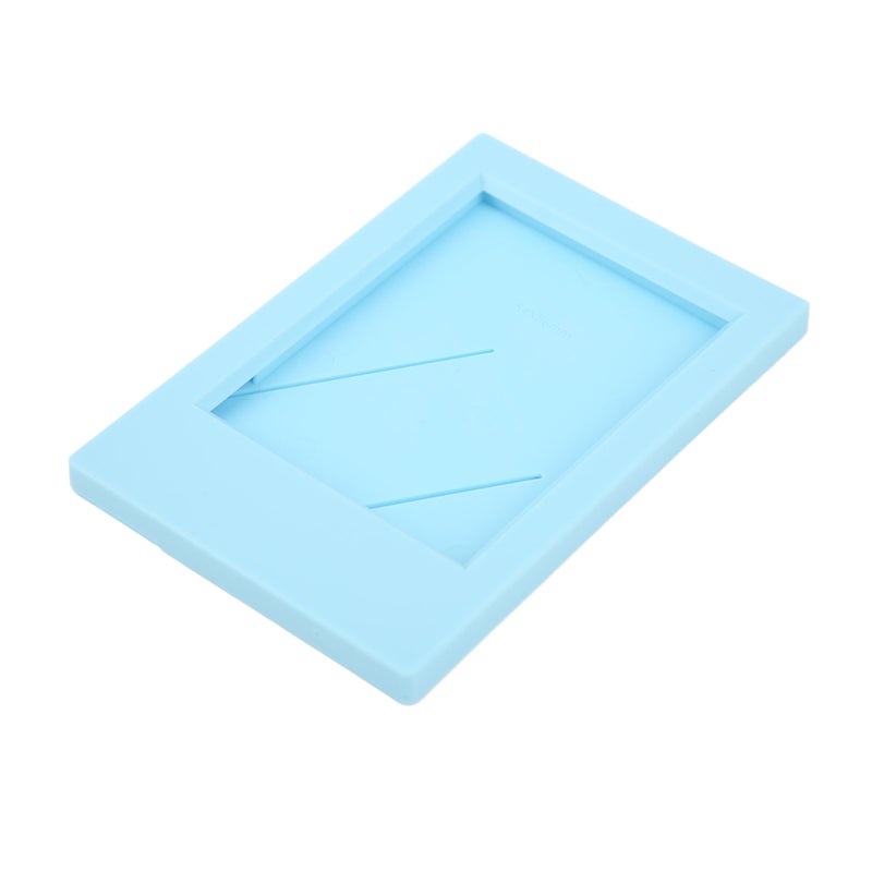 Photo Frame Plastic Rectangle Desktop Classical Stand Picture Frame for Fujifilm for Instax Mini 3in Photos Yellow - Image 5