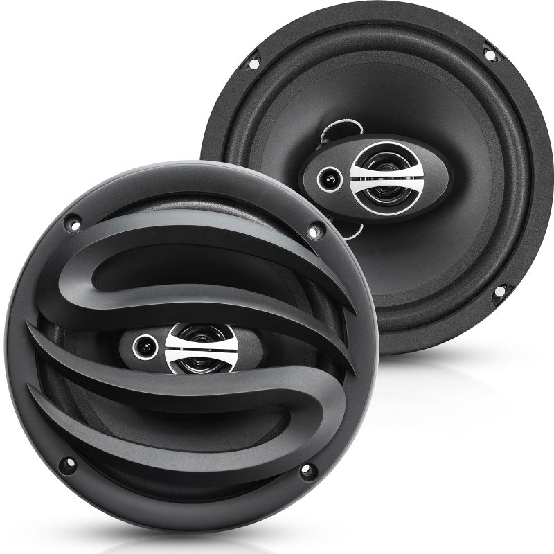 Seventour 6.5" 3-Way Car Door Speakers (Pair),300 Watts max Power, Full Range,Tweeters,Coaxial,Enhanced Sound,High-Efficiency Speaker for Cars/Truck,Great OEM Car Audio Upgrade (6.5" 300 Watts) - Image 1