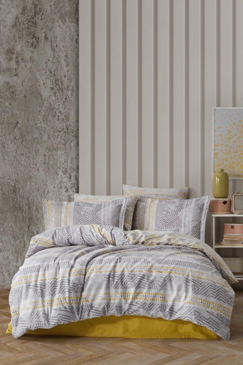 Soley | Mirena | 100% Cotton Double Duvet Cover Set  - Image 1