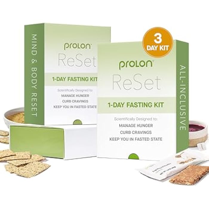 Prolon 3-Day Reset Fasting Kit | Fast with Food | Supports Healthy Aging & Weight Management | Low-Calorie, Plant-Based Meals & Snacks | Developed to Not Break Your Fast (3-Day Kit) - Image 1