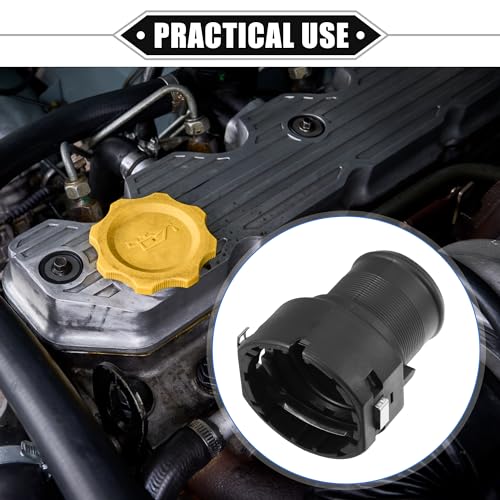 VekAuto Lower Radiator Connector Hose Compatible for Hyundai Tucson 2016-2021, Durable Plastic Black Inner - Image 2