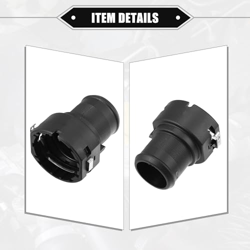 VekAuto Lower Radiator Connector Hose Compatible for Hyundai Tucson 2016-2021, Durable Plastic Black Inner - Image 5