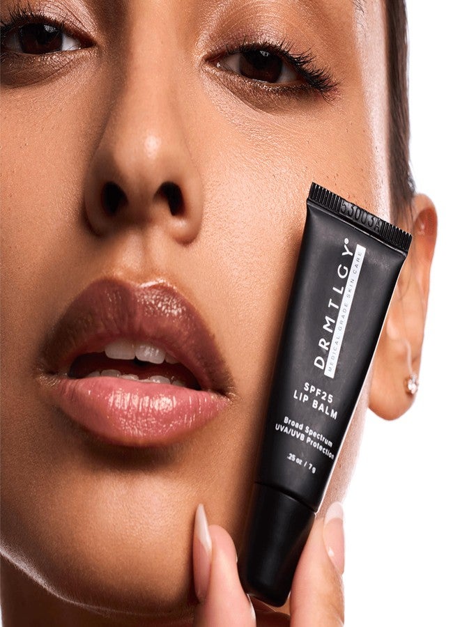 DRMTLGY SPF 25 Lip Balm - Hydrating & Nourishing Lip Protection with Avocado, Shea Butter & Cocoa Butter - Broad Spectrum UVA UVB Shield - Non-Sticky, Smooth Finish - .25 oz - Image 4