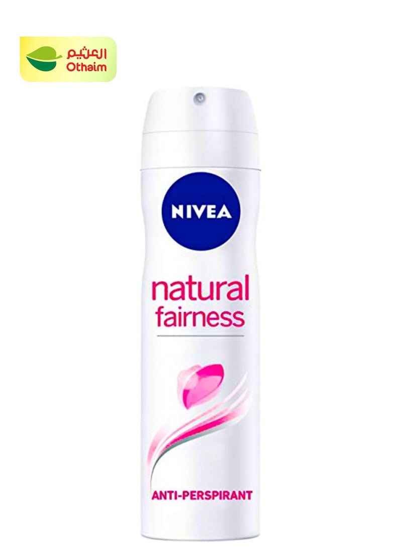 Nivea بخاخ مزيل العرق نيفيا للتفتيح الطبيعي للنساء، 200 مل