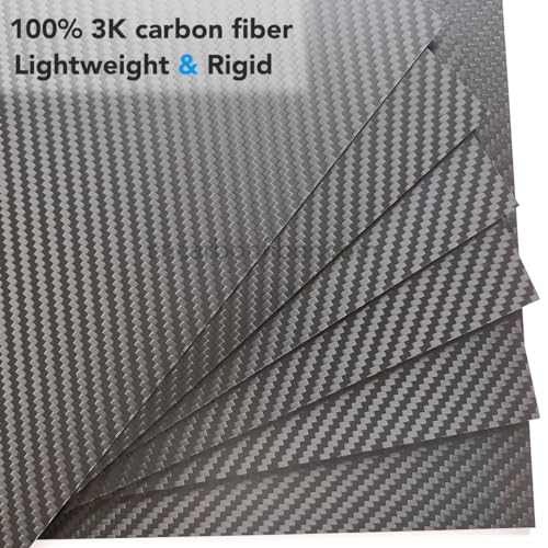 cncarbonfiber 3mm 200x300mm 100% Carbon Fiber Sheet Plate 0.5~5.0mm Available,3K Twill Matte Finish - Image 4