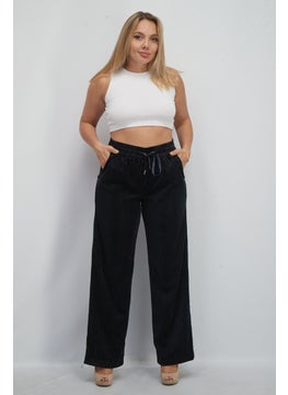 ESPRIT Women Textured Corduroy Pants, Navvy  - Image 4