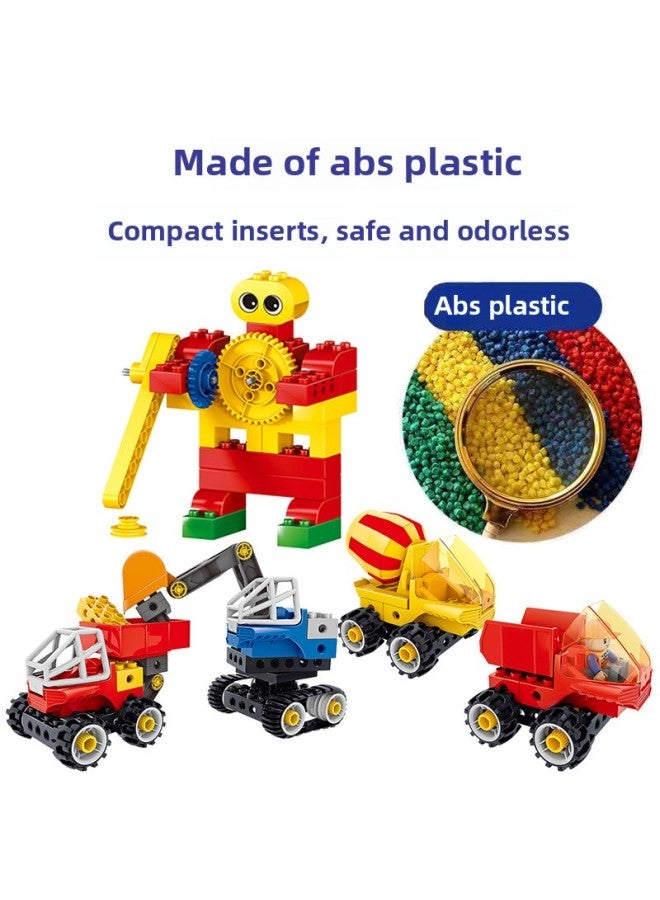 Compatible With Lego Building Blocks 9656 Children's Educational Toys Large Particles 45002 Project 9076 Suit Teaching Aids Wholesale-Color:45002 Enhanced Version 140 Particles (bagged)  - Image 4