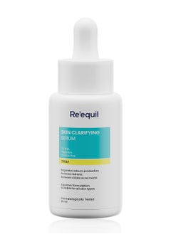 RE' EQUIL Skin Clarifying Serum | 1% Salicylic Acid, 5% Granactive | Treats Active Acne, Prevents Breakouts, Regulates Sebum Production | 25 Ml  - Image 1