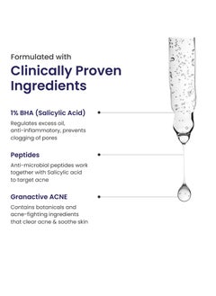 RE' EQUIL Skin Clarifying Serum | 1% Salicylic Acid, 5% Granactive | Treats Active Acne, Prevents Breakouts, Regulates Sebum Production | 25 Ml  - Image 5