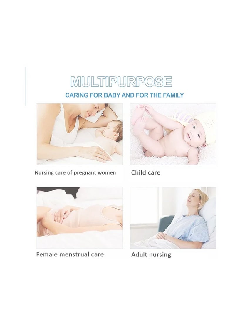 A TO Z A To Z - Disposable Changing Mat size (45cm x 60cm) Large- Premium Quality for Baby Soft Ultra Absorbent Waterproof, Pack of 50-White  - Image 4