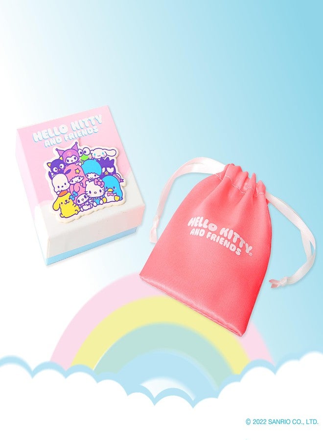 هالو كيتي أقراط سانريو كورومي، مجوهرات هيلو كيتي مطلية بالذهب للنساء، مرخصة رسميًا، هيلو كيتي وأصدقاؤها - Image 5