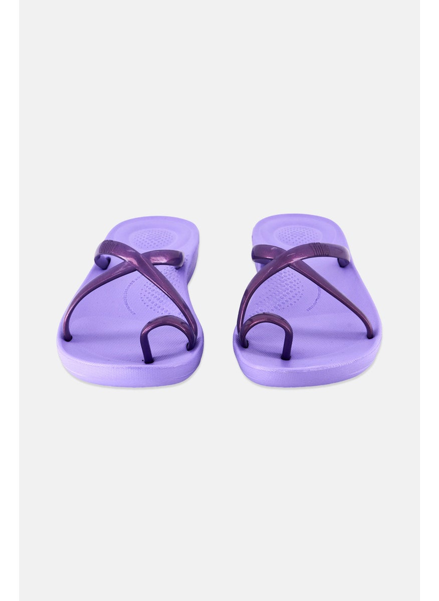 FitFlop Women Iqushion Wave Slip On Slipper, Lavender  - Image 4