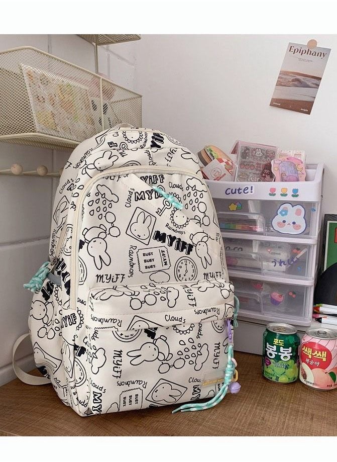 MIXDE Backpack for School Casual Daypack Designer Laptop Backpack for 15.6 Inch Laptop College Backpack  - Image 2