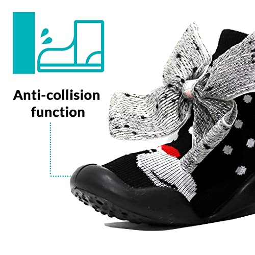 u-grow Baby Anti-Skid Breathable Soft Socks Shoes Black - Image 4