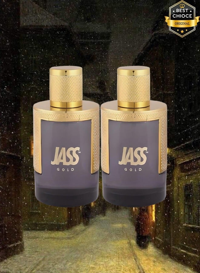 Jassy 2 Pieces Jass Gold Perfume 100ml EDP - Image 1