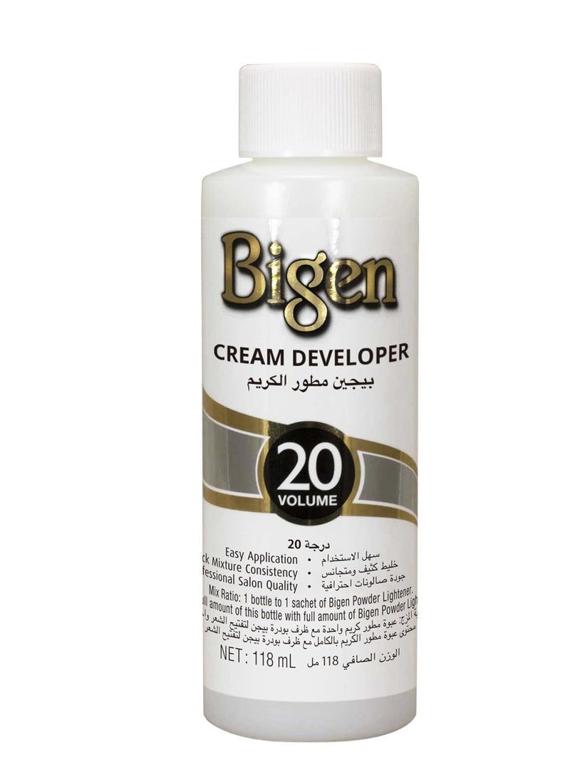 Bigen Bigen 20 Volume Cream Developer 118 ml