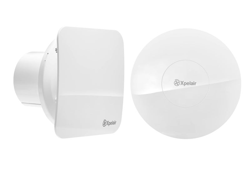 Xpelair مروحة شفط إكسبلاير C4TSR مع مؤقت 4" 100 مم من مجموعة ببساطة صامتة - أبيض - Image 1