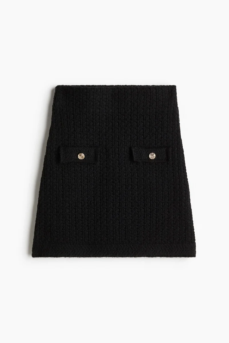 H&M Pointelle-knit skirt