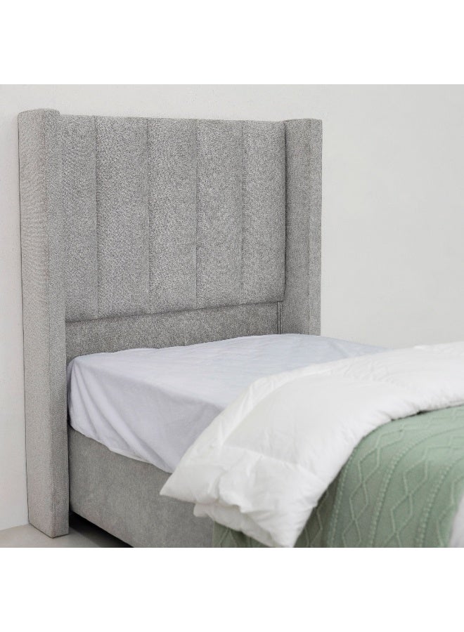 Home Box Upholstered Single Headboard - Grey for Kids - Image 3