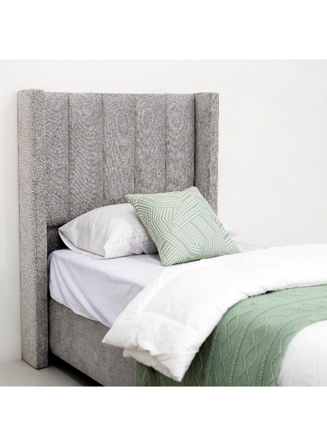 Home Box Upholstered Single Headboard - Grey for Kids - Image 1