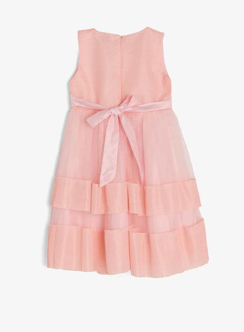 Pinata  Floral Pearl Embellished Occasion Dress for Women | Best Price UAE