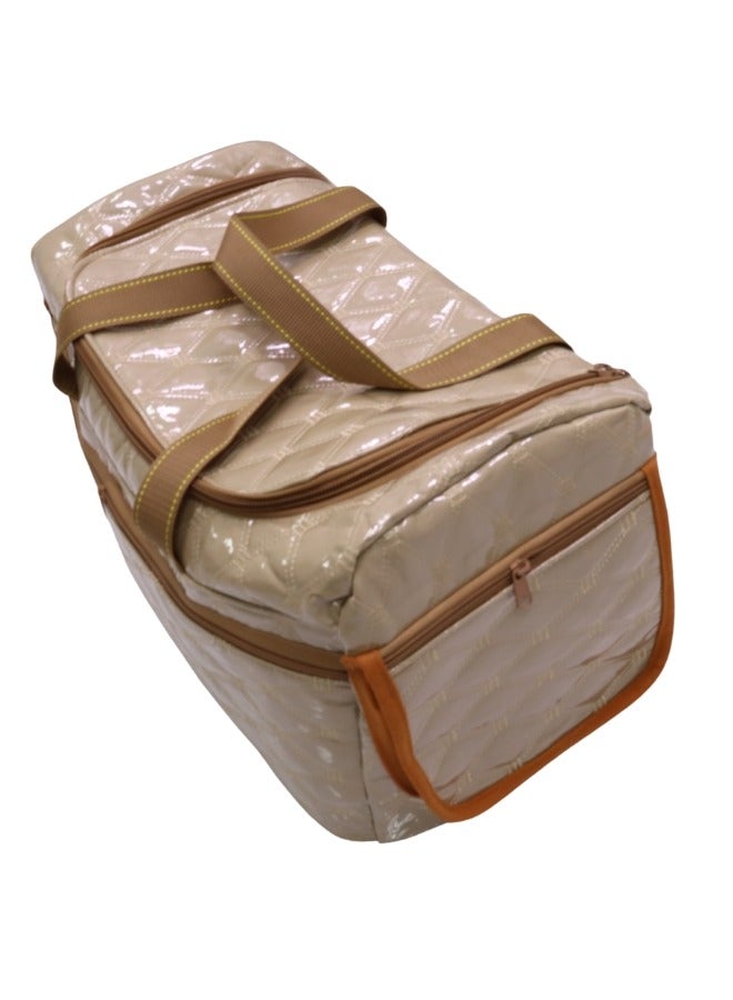 SMART HOME Waterproof Inner and Outer Layer Camping Travel Picnic Bag Zipper Large Size 50*30*30cm Thai Canvas - Image 2