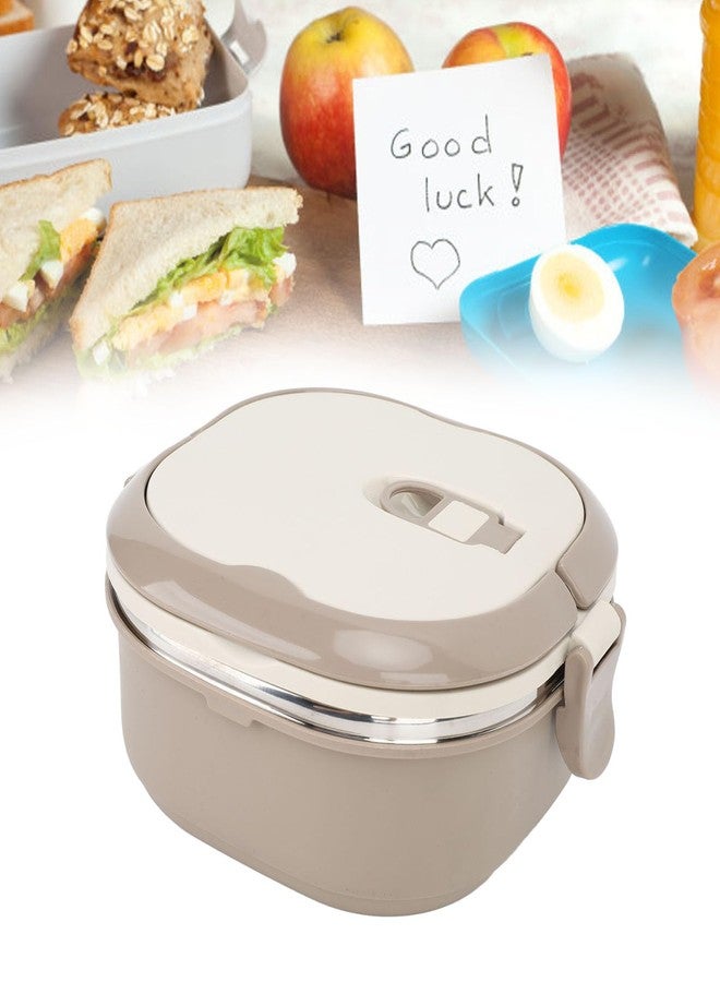 ZJchao Insulated Food Container, Thermal Lunch Box, Insulated Lunch Box, 304 Stainless Steel Leakproof Design with Spoon for School, Office, or Picnics (1 Tier) - Image 1