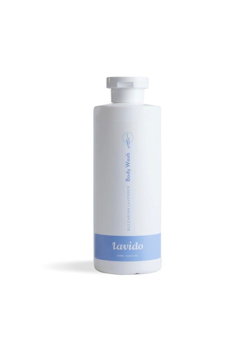 Lavido Lavido  Natural Bulgarian Lavender Intoxicating Body Wash  Cleanse Refresh  Hydrate Skin 135 fl oz  400 ml PACKAGING MAY VARY 