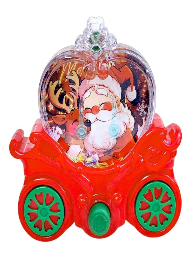 AMANVANI Christmas Theme Water Game, Handheld Water Ring Toss, Anxiety Toys, Travel Family Games Ideal Gift For Kids, Aqua Bubble Toy, Festive Return Gift For Christmas Party (Single Button ( 1 Pcs )) - Image 1