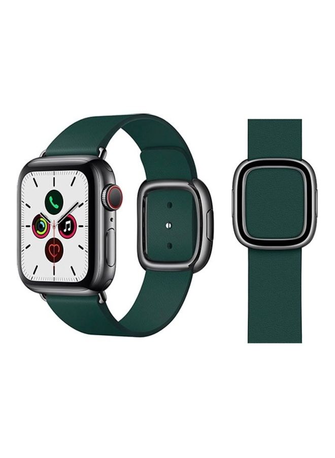 HuHa Replacement Strap Watchband For Apple Watch Series 7 45mm / 6 / SE / 5 / 4 44mm / 3 / 2 / 1 42mm Green - Image 1