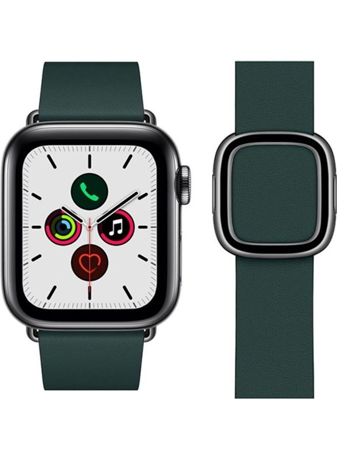 HuHa Replacement Strap Watchband For Apple Watch Series 7 45mm / 6 / SE / 5 / 4 44mm / 3 / 2 / 1 42mm Green - Image 2