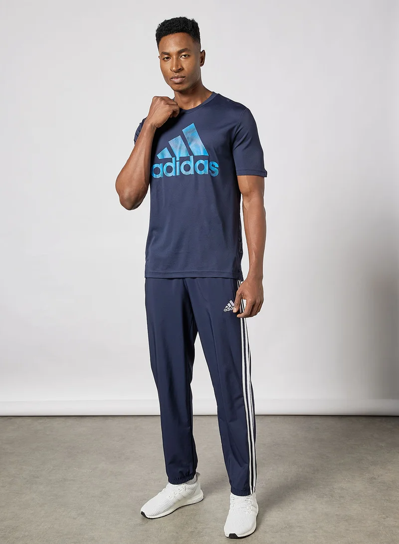 اديداس 3-Stripes Essentials Tapered Pants