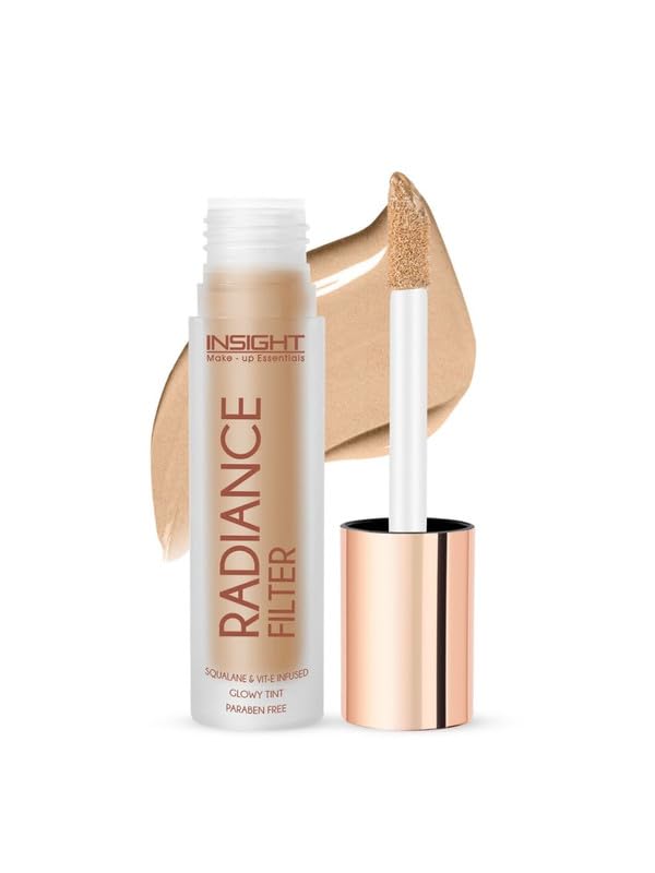 Insight Insight Cosmetics Radiance Filter Liquid Highlighter With Radiance Finish Waterproof Easily Blendable Illuminator For Face Makeup 11gmFD40Tan - Image 1