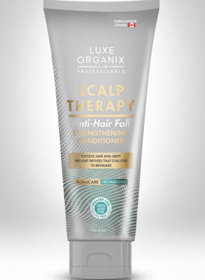 LUXE ORGANIX Hair Professionals Scalp Therapy Anti Hairfall Straightening Conditioner 250 ml Nourishing Strengthening Smooth Shine For All Hair Types - Image 1