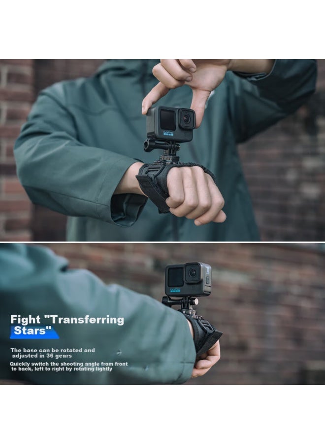 Surewo Hand Strap Mount Compatible With Dji, Gopro, Insta360, And Other Action Cameras - Image 2