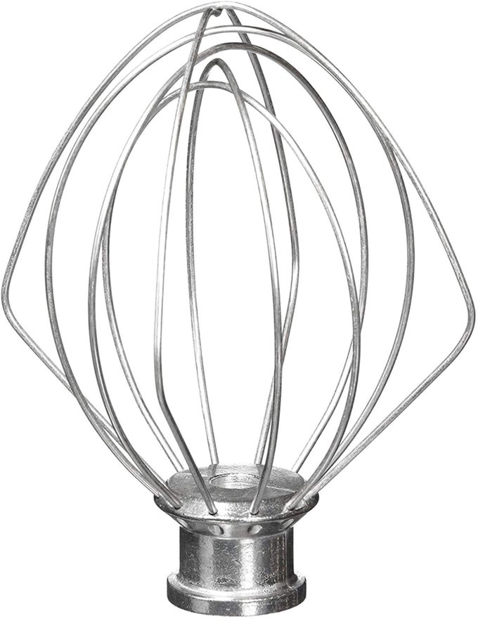 6WIRE WHIP ATTACHMENT FITS KITCHENAID TILTHEAD STAND MIXER REPLACE K45WW STAINLESS STEEL EGG HEAVY CREAM BEATER CAKES MAYONNAISE WHISK