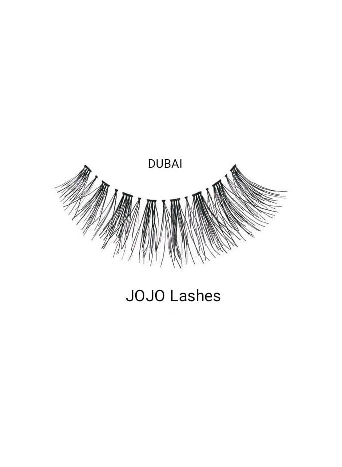 JOJO Eyelashes Human HAIR Black DUBAI - Image 4
