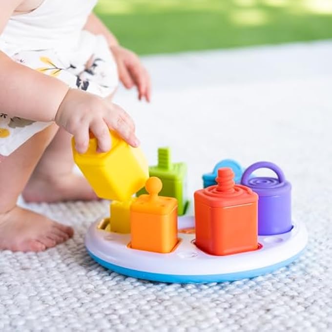 PLUGZY - SENSORY TOYS FOR INFANTS, INFANT DEVELOPMENT & EARLY LEARNING, EARLY LEARNING BABY TOY WITH BRIGHT COLORS AGES 1+ - Image 5