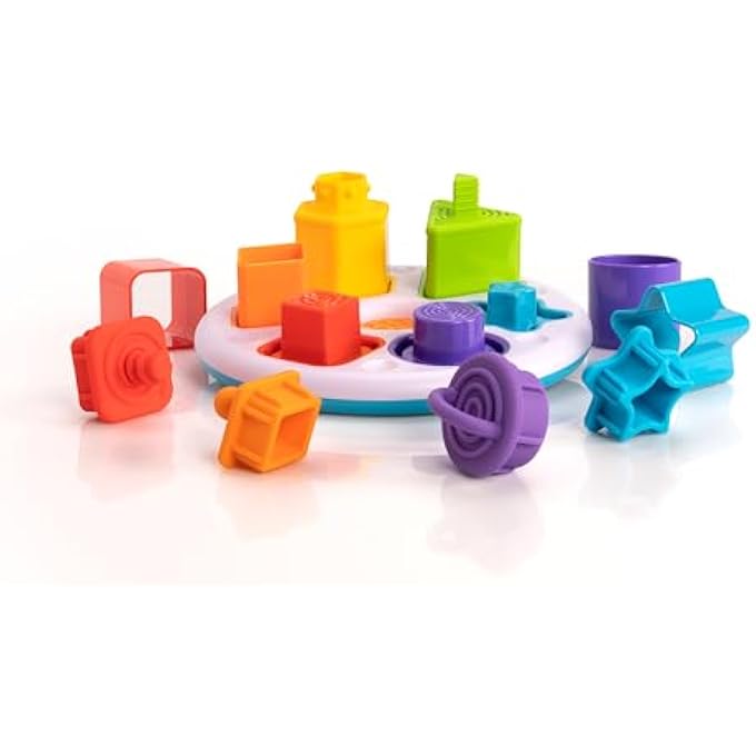 PLUGZY - SENSORY TOYS FOR INFANTS, INFANT DEVELOPMENT & EARLY LEARNING, EARLY LEARNING BABY TOY WITH BRIGHT COLORS AGES 1+ - Image 1