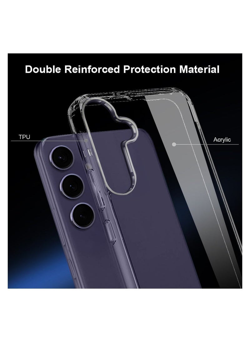 PRIMEEIGHT Transparent Crystal Clear Samsung S24 PLUS Case ANTI YELLOW Shockproof Curved Edges And HD Clear Anti Scratch S24 PLUS - Image 5