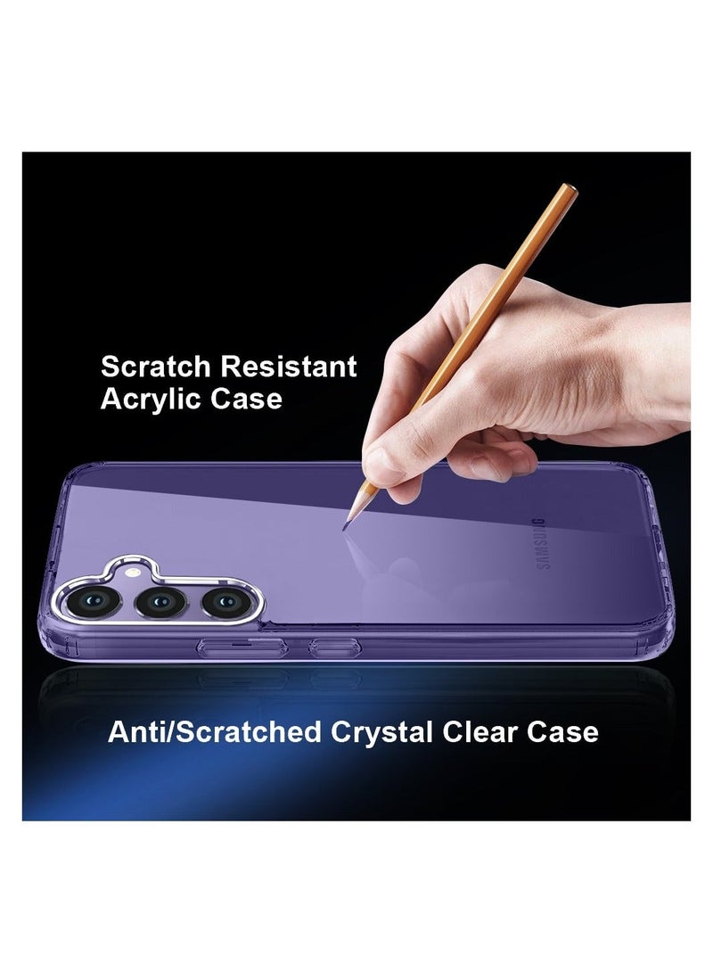 PRIMEEIGHT Transparent Crystal Clear Samsung S24 PLUS Case ANTI YELLOW Shockproof Curved Edges And HD Clear Anti Scratch S24 PLUS - Image 4