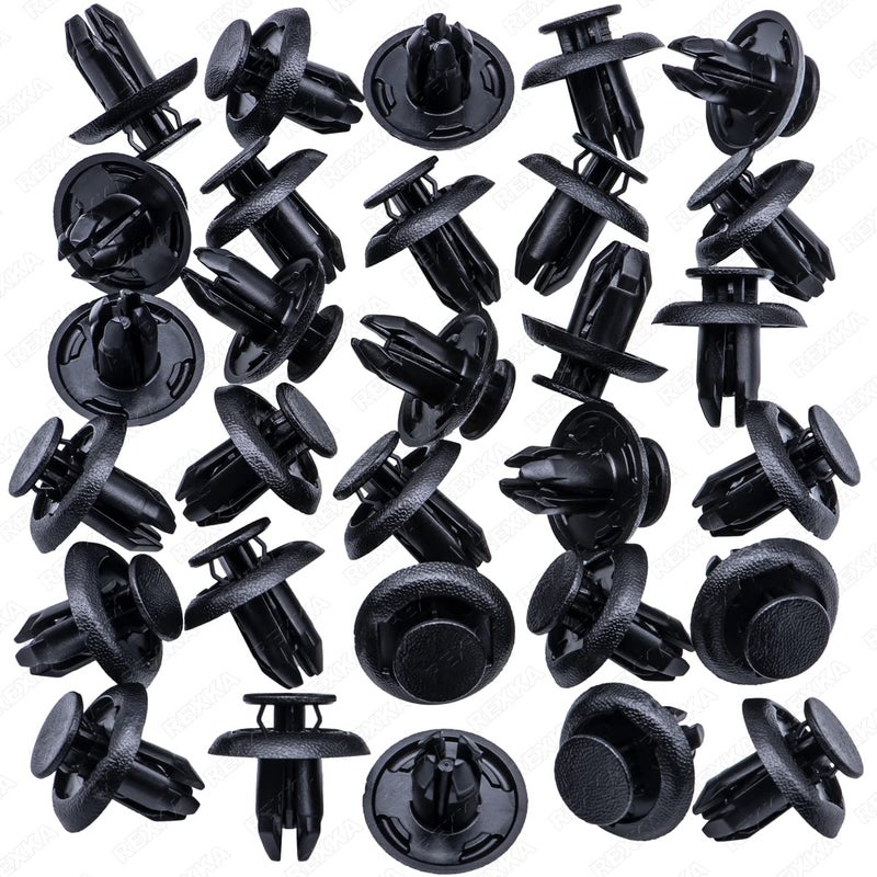Rexka 30pcs Fender Liner Splash Shield Bumper Cover Clip Fastener Rivet for B45A-56-146A Mazda 3, 5, 6, CX-3, CX-5, CX-9 & MX-5 Miata Toyota Scion 90118-WB048 - Image 5