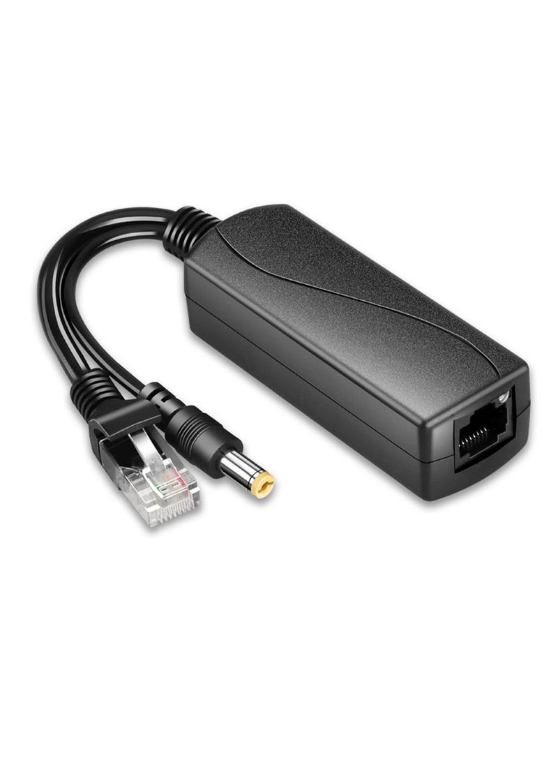 KASTWAVE - Gigabit PoE Splitter 12V 2A, with IEEE 802.3af/at Complian 10-100-1000Mbps Power Over Ethernet Splitter Adapter, for Security IP Camera, Voip Phone, AP, CCTV Surveillance - Image 1