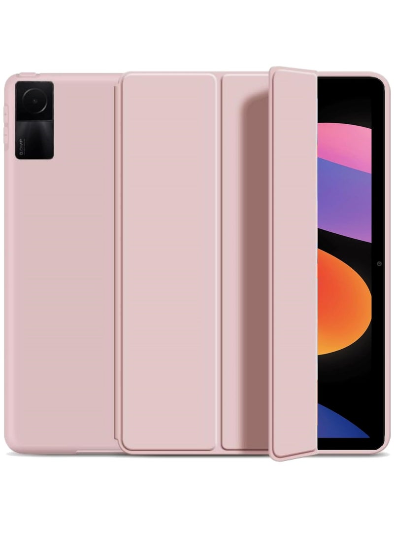 روك بو حالة ل Xiaomi Redmi Pad 10.61 بوصة تاريخ الإصدار 2022 غطاء واقي ذكي ثلاثي الطي نحيف خفيف الوزن مع حامل متعدد الزوايا - Image 1