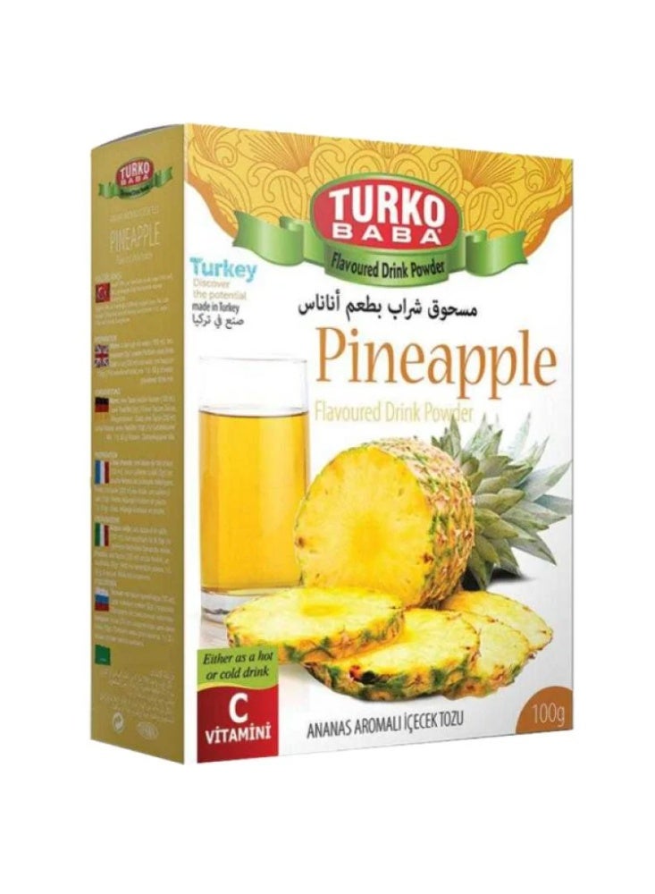 TURKO BABA FLAVORED DRINK POWDER PINEAPPLE 100G