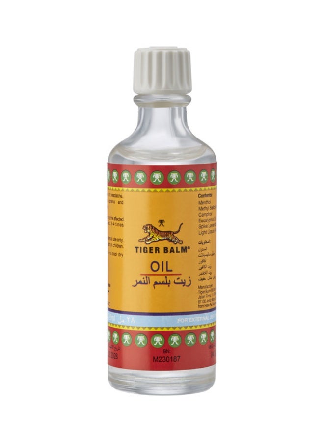 TIGER Balm Oil | Fast and Effective Relief Of Headache, Stuffy Nose, Sprains and Rheumatic Pain | Concentrated Formula Of Natural Herbal Ingredients | 28ml - Image 1