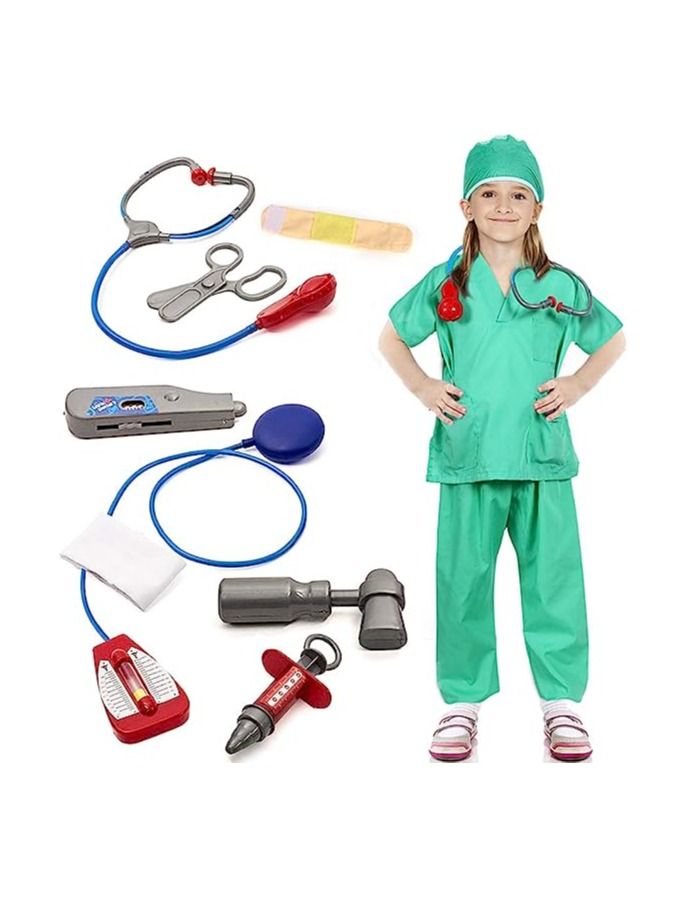 ميكسد طقم زي تنكري للعب دور الطبيب مع الإكسسوارات - Image 1