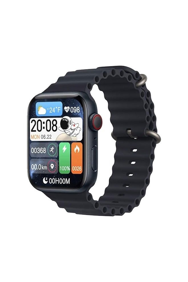 ويزمي ساعة WSME X11 الذكية للرجال مع شاشة AMOLED وتتبع النشاط والنوم وتصميم مقاوم للماء وعمر بطارية طويل متوافقة مع Android وiOS. - Image 3