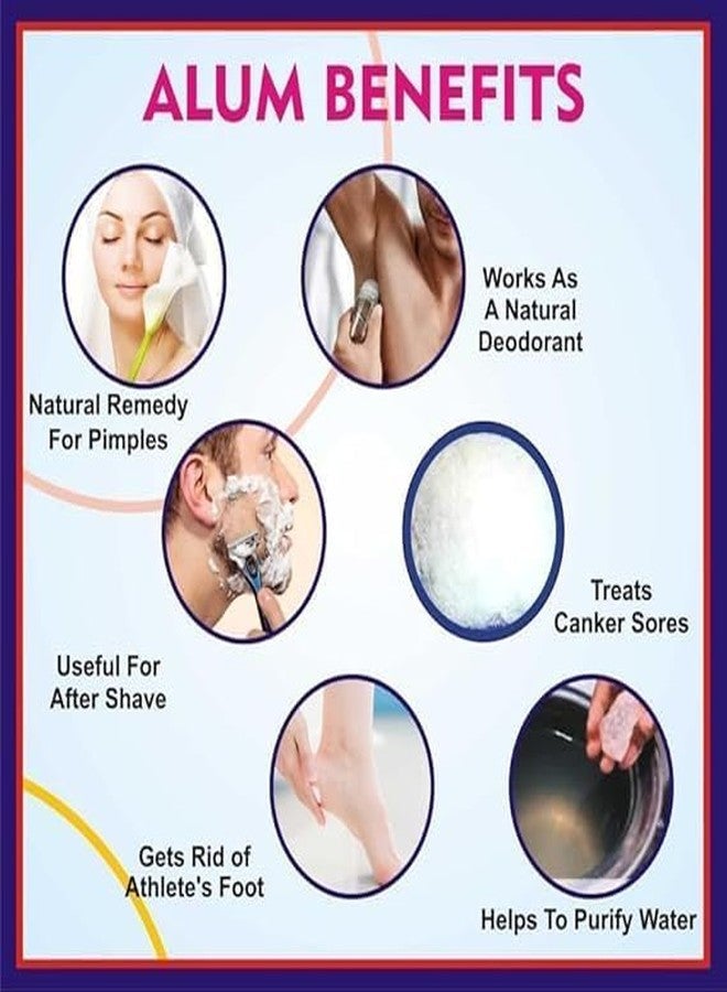 Valuableplus® Organic Phitkari White Pure Alum powder for Face 100Gm - Image 4